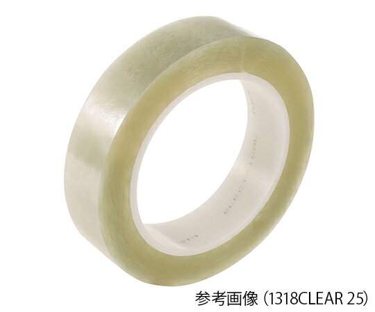 【期間限定!対象商品P2〜20倍】 ポリエステルテープ (透明) 25mm×0.06mm×66m 1318CLEAR 25 1巻