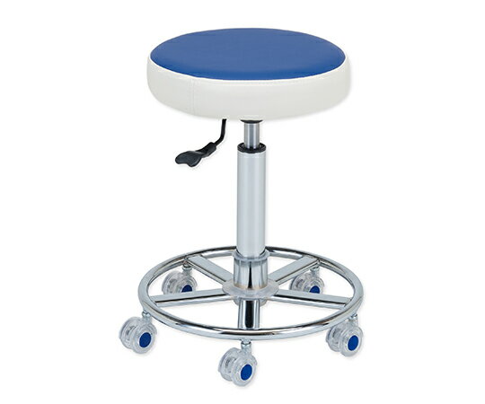 カラートレンドチェアー 背もたれ無し ブルー CTC 1脚