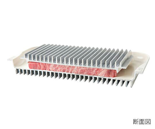 【期間限定!対象商品P2〜20倍】 冷却・放熱・解凍プレート トレー型(大) 1個