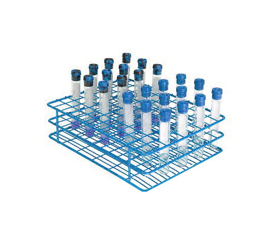 エポキシコートワイヤーラック Φ13mm 青 1個