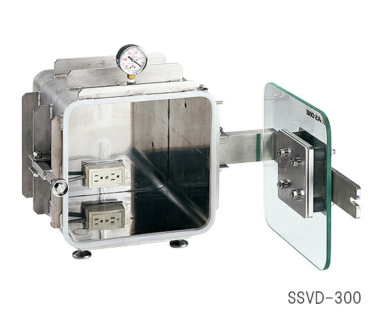 【期間限定!対象商品P2〜20倍】 ステンレス真空デシケーター 664×602×606mm SSVD-450