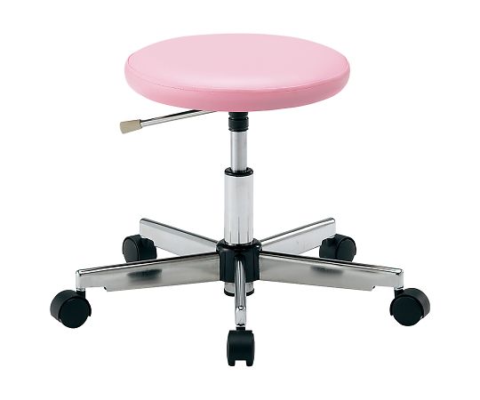 カラフルラウンドチェア ピンク LRN-P 1個