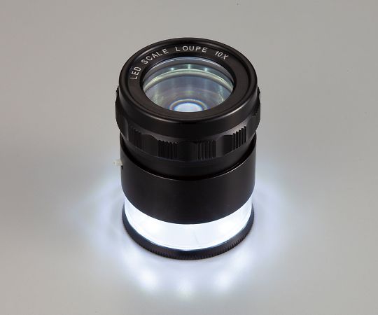 【SS限定 38万商品以上10%OFF】 LEDライト付スケールルーペ 10× MG7174 1個