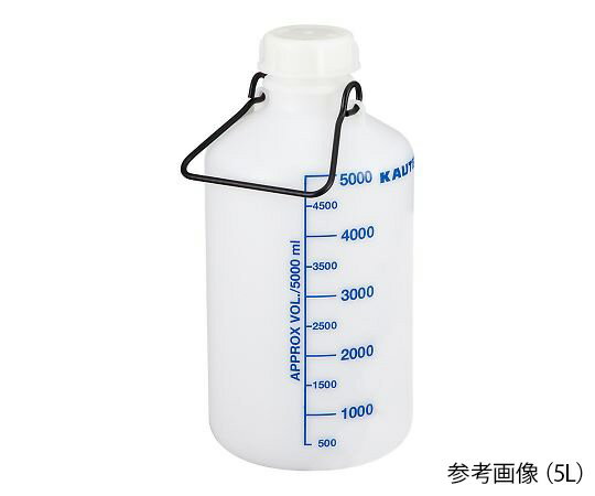 ハンドル付細口瓶(青目盛付) 5L 2000084131 1本