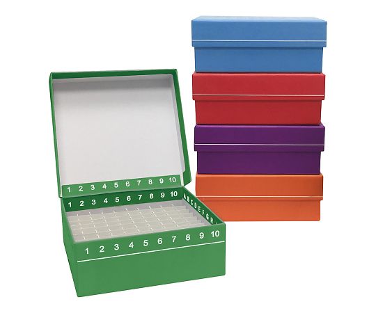 ヒンジ開閉フリーザーボックス(10×10) アソート 5個入 R2700-A 1パック(5個入)