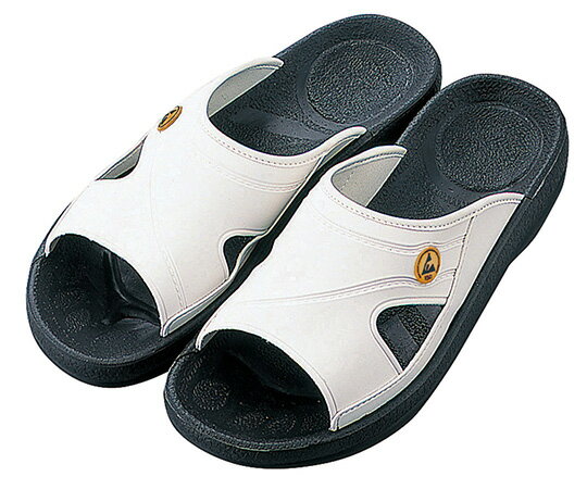 アズピュアESDスリッパ 白 L 1足