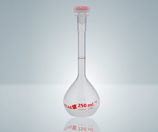 EMユーロPMPメスフラスコ(PP栓付き) 25mL 67195 1個