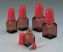 スポイド瓶(角型ガラス製) 120mL 褐色 1本