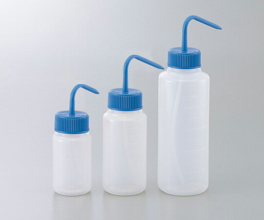 洗浄瓶カラフルバリエ広口 ブルー 500mL 1本