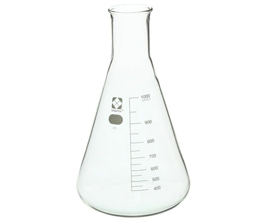 【全商品 ポイント10倍中】 三角フラスコ 1000mL 1本入 010530-1000A 1本