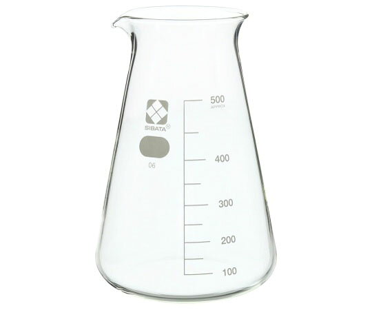 【期間限定!対象商品P2〜20倍】 コニカルビーカー 500mL 010050-500A 1個