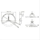 兼用パイプ仮枠止 75 1個