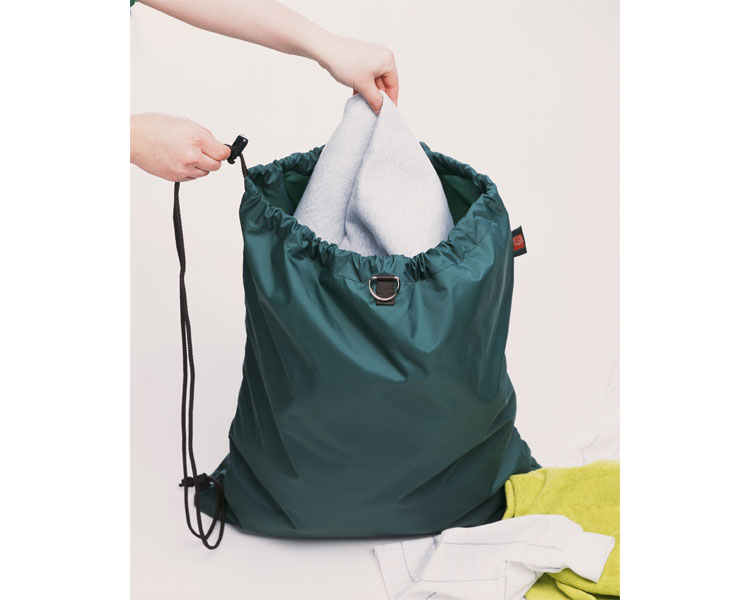 消臭ランドリーバッグ L / 9-2-4 グリーン 1個