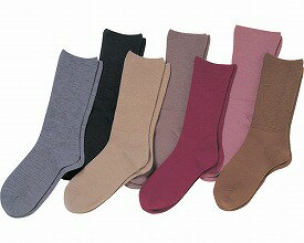 楽らくソックス 婦人用 秋冬用（毛混） / 3900 ダークブラウン 1足