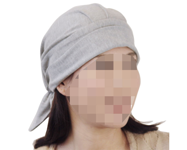 akko「バンダナ帽」 【スカッシュ】 / グレイ 1個