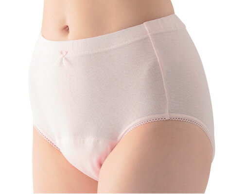 【SS限定 38万商品以上10%OFF】 安心腰ゴムショーツ100 婦人用 / H4416 L ソフトピンク 1枚
