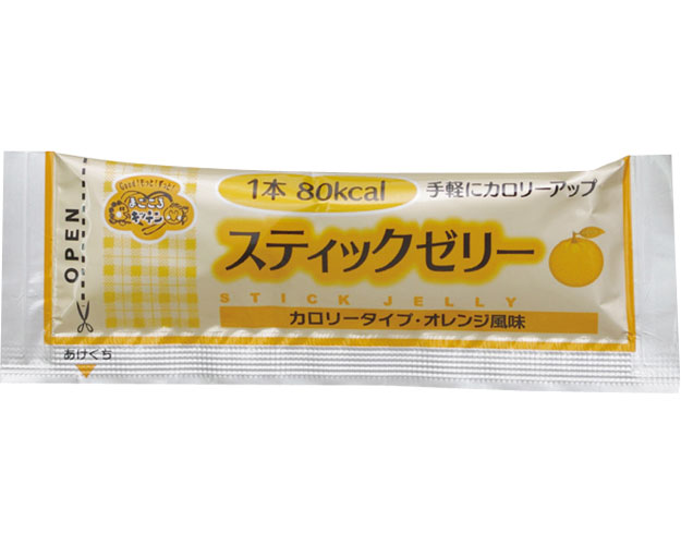 スティックゼリー カロリータイプ オレンジ風味 / 14.5g×20本 1袋