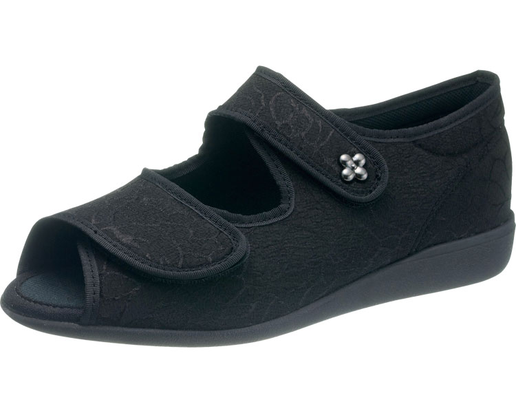 快歩主義 L133SL 婦人用 / 24.0cm ブラック 1足