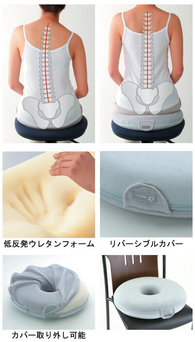 【期間限定!対象商品P2〜20倍】 お医者さんの円座クッション / AP-0176 1個