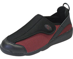 すたこらさんソフト100 男女兼用 / 26.0〜26.5cm ブラック×ワイン 1足