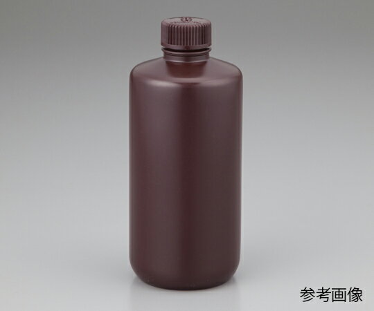 細口試薬ボトル 褐色 500mL 12本入り 1箱(1本×12袋入)