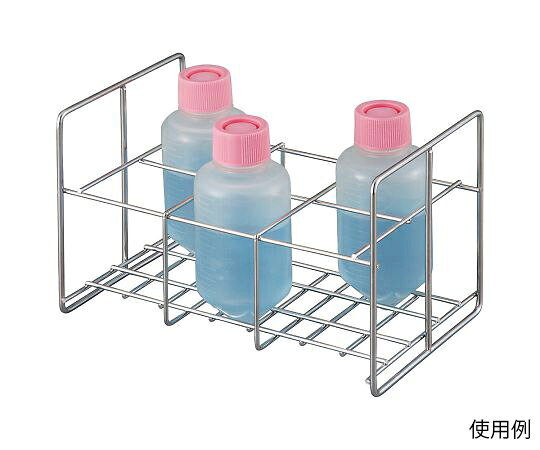 福祉用具のバリューケアの【期間限定!対象商品P2〜20倍】 225mL遠沈管用ラック SS63-6 1個｜アングル3