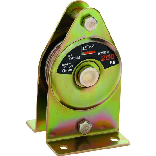 TRUSCO　固定滑車たて型一車　1個 (TV50M)