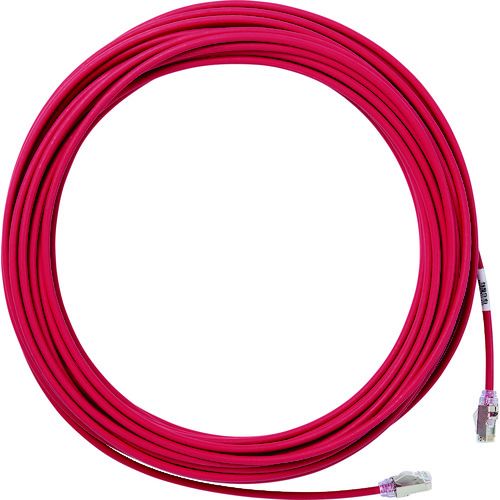 Rakuten - 【期間限定!対象商品P2〜20倍】 PANDUIT　カテゴリ6A細径シールドパッチコード　2m　赤　1本 (STP28X2MRD)