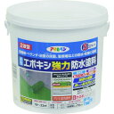 アサヒペン 水性エポキシ強力防水塗料 5KGセット ホワイト 1缶 (606396)