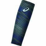 ASICS 【売切廃番】ウィンジョブ レッグサポーター ピーコート×ダークグレー S 1双 (2271A038.401S)