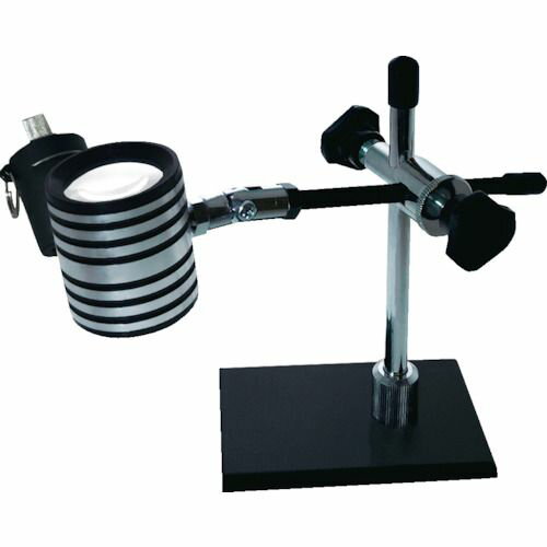 リーフ LEDライト付スタンドルーペ 16x 1台 (STA16SLED)