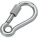 水本 ステンレス 環付スナップフックNA型(リング付) 線径4mm 長さ45mm(1個入) 1個 (B2791)(3)