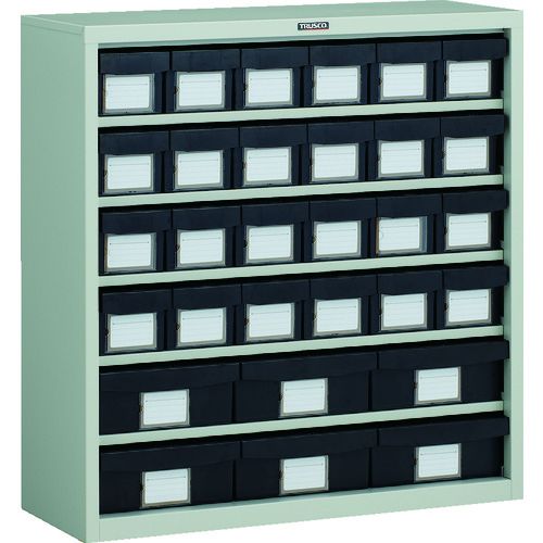 TRUSCO バンラックケース M型 導電引出小X24 大X6個 1台