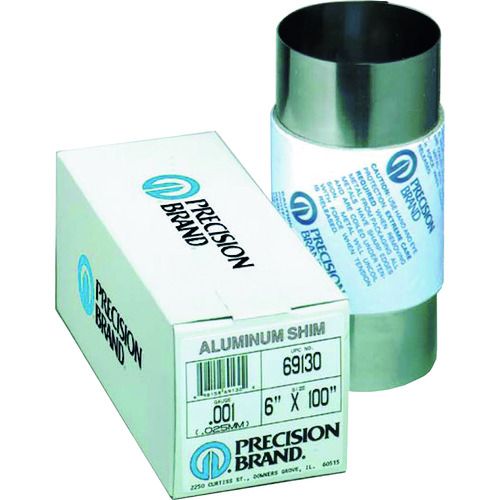 プレシジョン　アルミニウム・ロール巻シム　板厚0．127mm　1巻 (PB0.127AS69320)