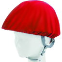 TRUSCO ヘルメットカバー スポンジ生地付ソフトタイプ 赤 1枚 (HMCSR)(4)