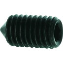 TRUSCO 六角穴付止めねじ とがり先 黒染め M6×25 21本入 1Pk (B1270625)