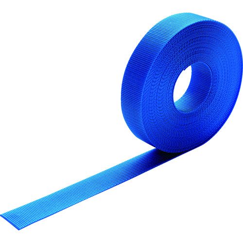 【期間限定!対象商品P2〜20倍】 TRUSCO　ナイロン平ベルト　1．2t×20mm×10m　青　1巻 (TNB2010B)