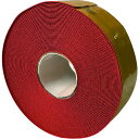 セーフラン 高耐久反射ラインテープ 100×2mm 20m 赤 1巻 (12376)