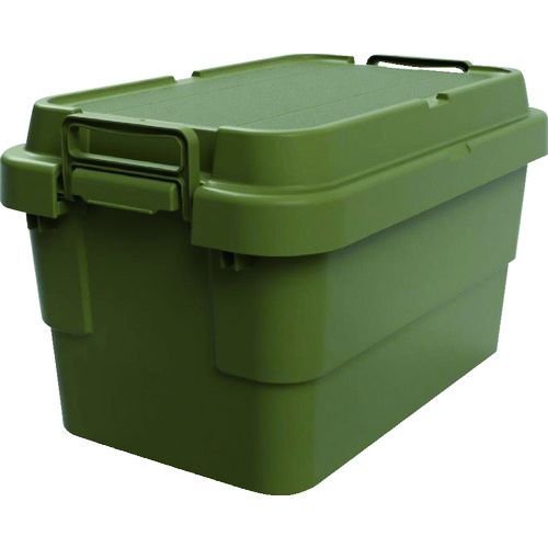 Sundries Box - 【期間限定!対象商品P2〜20倍】 TRUSCO　トランクカーゴ　フラット天板仕様　50L　ОD色　1台 (ODCF50)