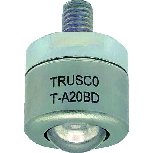 TRUSCO ボールキャスター切削加工品 下向き 1個 (T-A20BD)