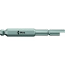 Wera 842／9 ボールポイントヘックスビット 4，0x44mm 1本 (200498)