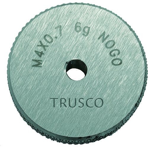 TRUSCO　ねじ用リングゲージ　止まり　6g　M10×1．5　1個 (TRNGO6GM10X1.5)(4.0)