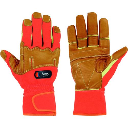 シモン　防火手袋（防水タイプ）　KG−190R　M　1双 (KG190RM)