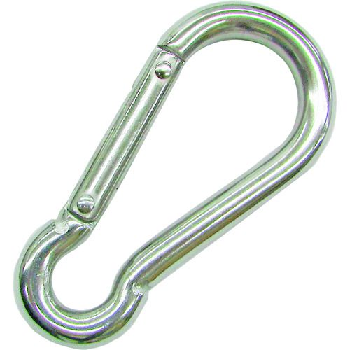 TRUSCO　ステンレススナップフック　BE型　線径Φ8×開口11mm　（1個入）　1個 (TSF8BE)