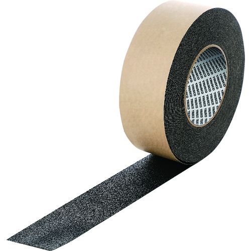 TRUSCO ノンスリップテープ屋内外用 平滑面強粘着タイプ 50mmX18m 黒 お纏め6巻入 1箱 (KNSP50X186BK) TRUSCO ノンスリップテープ屋内外用 平滑面強粘着タイプ 50mmX18m 黒 お纏め6巻入 1箱 (KNSP50X186BK)