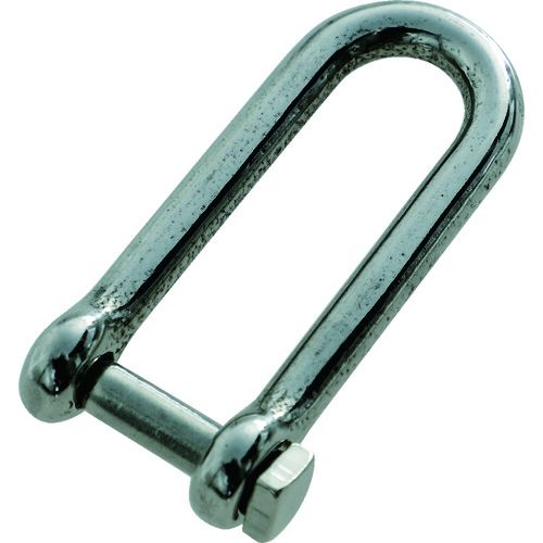TRUSCO　ロング角頭シャックル　ステンレス製　D寸法10mm　（1個＝1袋）　1個 (TLKS10)