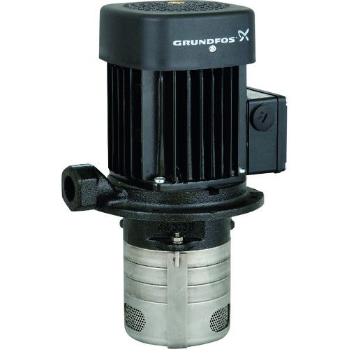 グルンドフォス 多段浸漬型クーラントポンプ 83／100L／min 50／60Hz 0．75kw 1台 (MTH4-4/3 A-W-A-AQQV 3X200V)