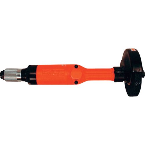 特長:●静音タイプ。●溶接部の仕上げ・鋳物バリ取り・各種の磨き作業や重研削作業に使用されます。 用途:●溶接部の仕上げ鋳物バリ取り・各種の磨き作業や重研削作業など。 仕様:●全長(mm)：405●適用砥石寸法外径×厚さ×内径(mm)：125×19×12.7●無負荷回転数(min［［の−1乗］］)：7600●空気消費量(［［M3］］/min)：1●ホース取付口：Rc3/8●排気：側方●推奨ホース内径(mm)：12.7●無負荷回転数(rpm)：7600 仕様2:●使用空気圧力：0.63MPa●先端工具：砥石特長:●静音タイプ。●溶接部の仕上げ・鋳物バリ取り・各種の磨き作業や重研削作業に使用されます。 用途:●溶接部の仕上げ鋳物バリ取り・各種の磨き作業や重研削作業など。 仕様:●全長(mm)：405●適用砥石寸法外径×厚さ×内径(mm)：125×19×12.7●無負荷回転数(min［［の−1乗］］)：7600●空気消費量(［［M3］］/min)：1●ホース取付口：Rc3/8●排気：側方●推奨ホース内径(mm)：12.7●無負荷回転数(rpm)：7600 仕様2:●使用空気圧力：0.63MPa●先端工具：砥石