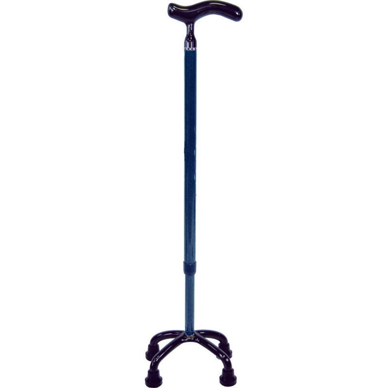 オールカーボンクオッドケイン四点杖格子ブラウン 非70C-C1