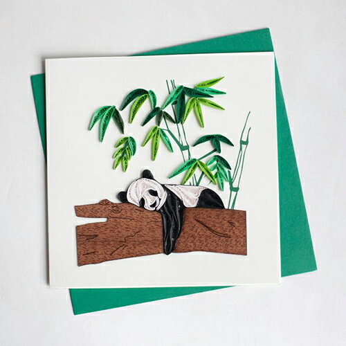 Quilling Card ���꡼�ƥ��󥰥����� [Panda] BL1014